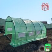 Solar grădină profesional Cortis© 3×4 m cu fermoar dublu rezistent și buzunar pentru unelte Black Friday 2025