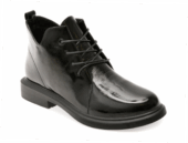 Ghete Flavia Passini negre 1517 din piele naturala lacuita Black Friday 2025