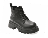 Bocanci Flavia Passini negre 99023 din piele naturala Black Friday 2025