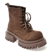 Bocanci GRYXX maro, 68206, din piele intoarsa Black Friday 2025