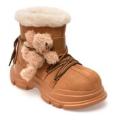 Ghete GRYXX maro, 2129, din piele intoarsa Black Friday 2025