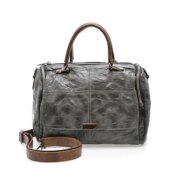 Geanta GRYXX gri, 7801, din piele ecologica Black Friday 2025